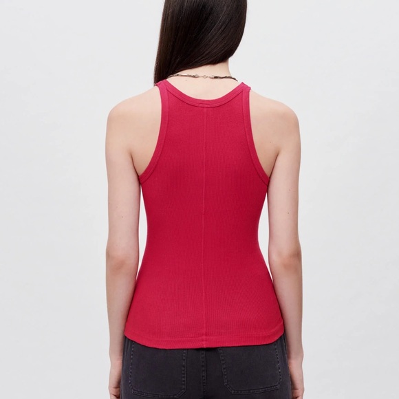 Re/done Hanes Ribbed Tank Top - Picture 2 of 4